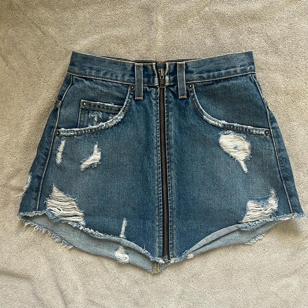 Denim carmar skirt size 24